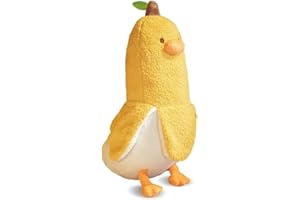 Annco Cute Banana Duck Plush Toy Funny Plushies Banana Duck Stuffed Animal,Banana Duck Plush Pillow,Funny Hugging Pillow Sleeping Cushion Soft Gifts for Boys Girls Birthday Christmas