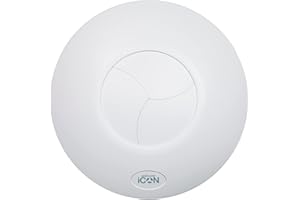 Airflow iCON 15 Badlüfter – 100 mm / 4 Zoll – Energiesparend 9,4 W, 19 l/s – Geräuscharmer Iris-Rückstauverschluss – Optionale Feuchtigkeits-, PIR- und Zeitmodule separat erhältlich | 3 Jahre Garantie