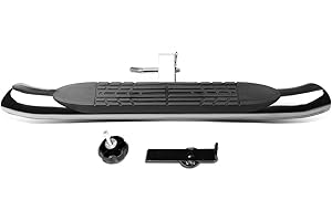 DNA MOTORING HITST-2-4O-111-SS-T1 Class III 4" Oval Hitch Step,Silver