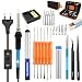 Produktbild 110 V 220 V 60 Watt Einstellbare Temperatur Bügeleisen Set + Lötkolben Schweißen Reparatur Werkzeug Pinzette Schnitzmesser Brennstift, Gravur Handwerkzeuge, Formen, Aufbewahrungsbeutel
