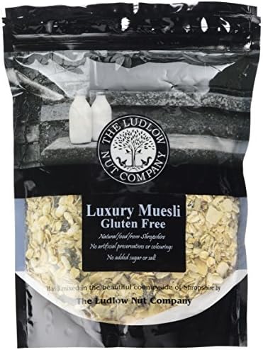 Muesli - Gluten Free (2 x 500g) by Ludlow Nut - High Fiber Cereal- Protein-Rich Breakfast Containing Oatmeal, Buckwheat flakes, fruits & seeds - Easy to Digest - Delightful Flavour