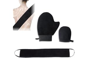 LAKJUOZ Gants Autobronzants Paquet De 3 Self Tanning Mitt Uniformément Gant Autobronzant Gant Applicateur Autobronzants Bande De Traction Arrière Et Manchon D'Application Des Doigts