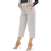 Girly Look Ladies Cropped 3/4 Three Quarter Length Shorts Womens Crop