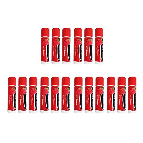 Chapstick Lip Balsamo de Fresa para Labios (Pack de 18)
