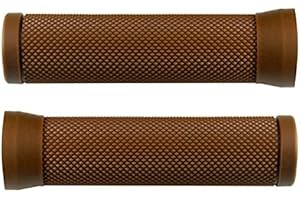 cyclingcolors poignée vélo marron 22mm 120mm confort antidérapant vtt ville vintage fixie