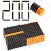Produktbild K9CK 200PCS Darts Pfeile Nachfüllpack Refill Bullets Refill Pfeile Darts für Nerf Zubehör Nachfüllpack Darts Ergänzungsmunition für Nerf N-Strike Elite Series 7.4c*1.3cm