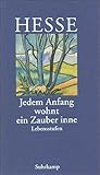 »Jedem Anfang wohnt ein Zauber inne«: Lebensstufen by 