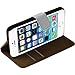 Produktbild PhoneNatic Kunst-Lederhülle für Apple iPhone 6s / 6 Wallet weiß Tasche iPhone 6s / 6 Hülle + 2 Schutzfolien
