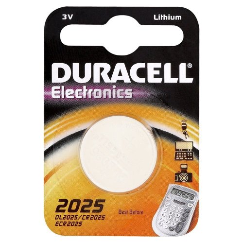 Preisvergleich Produktbild Duracell Batterie Elektronik 2025 Lithiumknopfzelle (CR2025) 3,0V 1St