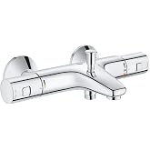 GROHE Precision Start Termostatik Banyo Bataryası, Su Tasarruflu, Krom, 34598000