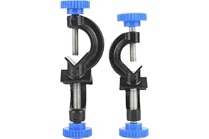 HILITAND Morsetto a croce da laboratorio 2 pezzi, 2 pezzi in alluminio con morsetto a croce, morsetto per laboratorio