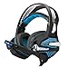 Produktbild Gaming Headset mit Geräuschunterdrückung Mikrofon, 7.1 Soundtrack Cool Gaming Surround Sound Stereo Kopfhörer für PS4 PC Computer Mac Laptop Tablets