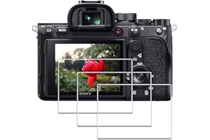 iDaPro Displayschutz schutzfolie für Sony Alpha A7R IV / A7R III / A7R II / A7 III / A7 II / A7S III / A7S II Folie Screen Protector 9H Härte Gehärtetes Glas Einfache Installation [3 Stück]