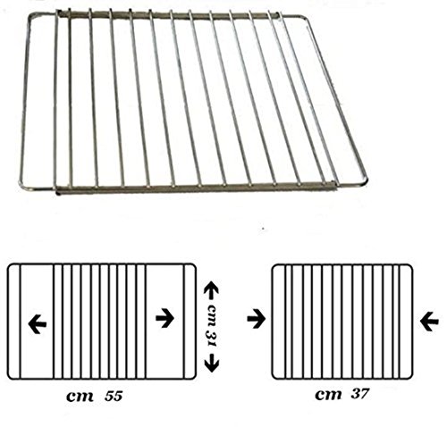 GRIGLIA PER FORNO A GAS E ELETTRICO UNIVERSALE RIPIANO REGOLABILE MINIMO CM 37 MAX CM 55 PROFINDA 31