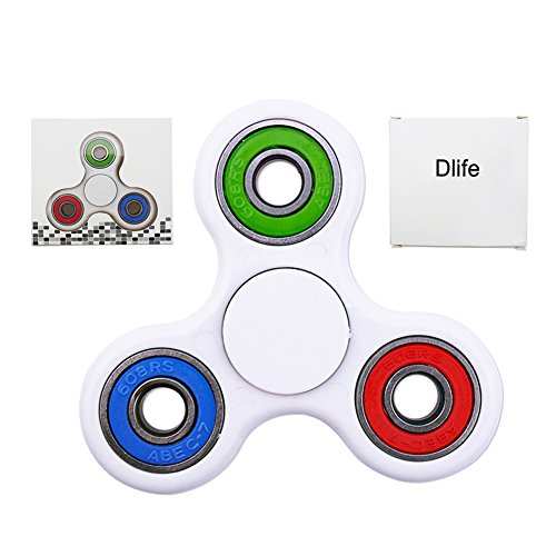 Dlife Tri Hand Spinner, High Speed Great Bearings, Tri-Spinner Fidget Toy, Hand Spinner Focus Toys, Stress Reducer Relieves Anxiety and Boredom For Kids & Adults (Colorful) Dlife Tri Hand Spinner, High Speed Great Bearings, Tri-Spinner Fidget Toy, Hand Spinner Focus Toys, Stress Reducer Relieves Anxiety and Boredom For Kids & Adults (Colorful)