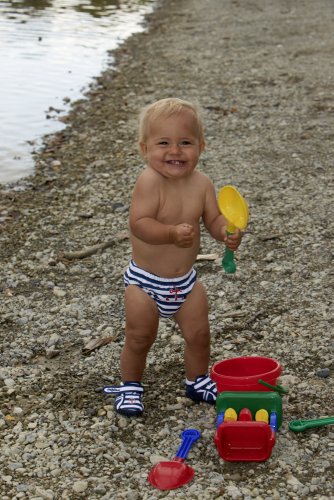 Playshoes Baby-Jungen Schwimmbekleidung Uv-Schutz Windelhose Maritim - 6