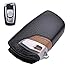 Price comparison product image Happyit Car Genuine Leather Smart Key Cover Case For BMW F10 F20 F30 NEW 1 2 3 4 5 6 7 Series X3 X4 320I 116I 118I 328I 530I Remote Control Accessories (Yellow)