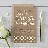 Ginger Ray Evening Wedding Reception Brown Kraft Wedding ...