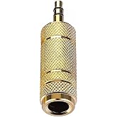 Genel Altın 3.5 mm Erkek Jack 6.3 mm Gitar Jack &Ccedil;evirici 1 Adet