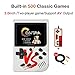 Produktbild Lamdoo 2019 Retro Mini-Handheld-Spielkonsole 8-Bit-3,0-Zoll-tragbarer Handheld-Spiel-Spieler Eingebaute 500 Spiele Videospielkonsole - Weiß