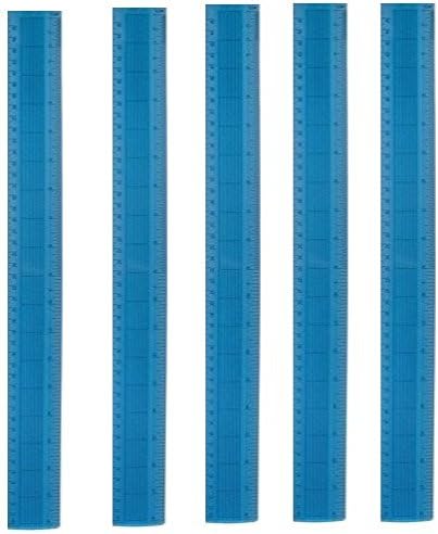 Helix Oxford Ruler 45cm Shatterproof {5 Pack}