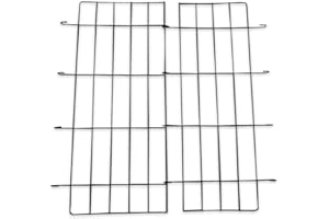 WOWSUBLI Black Folding Divider for Dog Crate Cage 36 inch Large, 42 inch Extra Large, 48 inch XXL (For Cage 48 inch XXL)