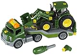 Altersangabe: ab 36 Monaten Theo Klein 3908 - BAU- und Konstruktionsspielzeug - Transporter mit John Deere Traktor
