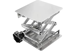 JXGZHNYL Manual Stainless Steel Lifting Platform For Laboratory Use 100x100mm Small Lifting Platform 4in×4in