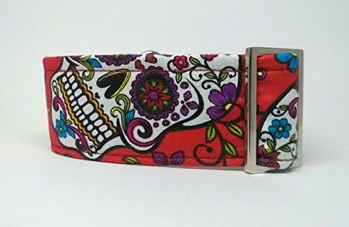 Sugar Skulls Martingale Dog Collar