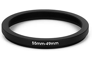 FITTINGS4YOU 55 mm - 49 mm Filter Adapter Step-Down Adapter Filteradapter Step Down 55-49