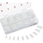 500 Stück Acryl Nagelspitzen Set – Transparent & French Style, 10 Größen, Mit Aufbewahrungsbox Für DIY Maniküre