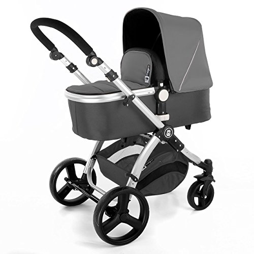 Froggy® Kinderwagen Buggy Sportwagen Kombikinderwagen MAGICA 2in1 Aluminium Kinderwagen in verschiedenen Farben - 2