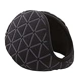Winter Earmuffs Warm Knit Ear Warmers Unisex Foldable Earmuffs,Black