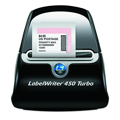 Preisvergleich Produktbild Etikettierer DYMO Labelwriter 450 schwarz / Silber 0