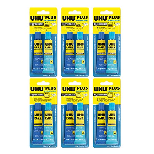 Preisvergleich Produktbild 6 x UHU plus schnellfest, 6 x 35g
