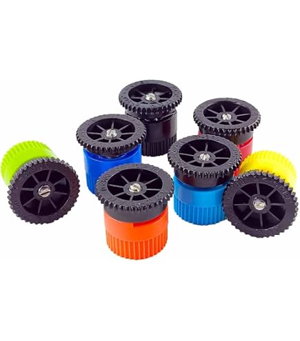 10 Ugelli Per Irrigatori Hunter Regolabili 0-360° | Portata 2,40 Metri | Compatibili Rain Bird, Irritrol, K-Rain | Filettatura Femmina