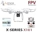 Produktbild efaso X101 - MJX X101 mit 720 p FPV HD WIFI Kamera C4018