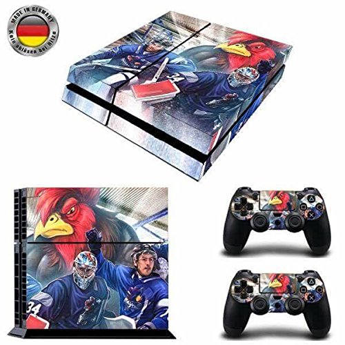 Preisvergleich Produktbild Iserlohn EishockeySony PS4 Playstation-Sticker, Aufklebermaterial aus Vinyl, Fanartikel, Sportfan