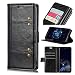 Produktbild Forhouse Samsung Galaxy S10 Plus Hülle,Ledertasche Hülle, Premium PU Leder Schutzhülle Flip Magnet Brieftasche Kartenfach Schlanke stoßfest Schutzhülle für Samsung Galaxy S10 Plus (Black)