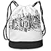 Produktbild MLNHY Sketchy New York Western Center Partying Drawstring Bag Backpack Bundle Backpack