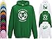 Hat-Trick Designs Hibernian Football Baby/Kids/Childrens Hoodie Sweatshirt-9-11Yrs-Green-Born & Bred-Unisex Gift