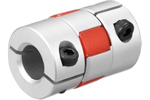 SOURCING MAP Sourcingmap Shaft Coupling 10mm to 10mm Bore L30xD20 Flexible Coupler Joint for Servo Stepped Motor