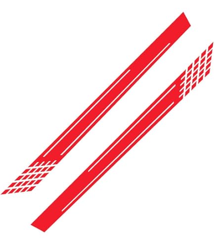 Fascia Adesiva Lucida 130 Cm A Scacchiera Bianco-rossa – Per Auto, Moto E Casco, Nasconde Graffi E Ammaccature, Altezza A Scelta