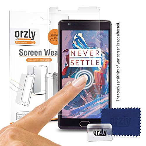 Orzly - Multi-Pack de 5 Protectores de Pantalla para OnePlus 3 SmartPhone 2016 Version Dual SIM Modelo Tel fono M vil - 5 in 1 Screen Protector Pack - 100 TRANSPARENTE reviews Orzly - Multi-Pack de 5 Protectores de Pantalla para OnePlus 3 SmartPhone 2016 Version Dual SIM Modelo Tel fono M vil - 5 in 1 Screen Protector Pack - 100 TRANSPARENTE