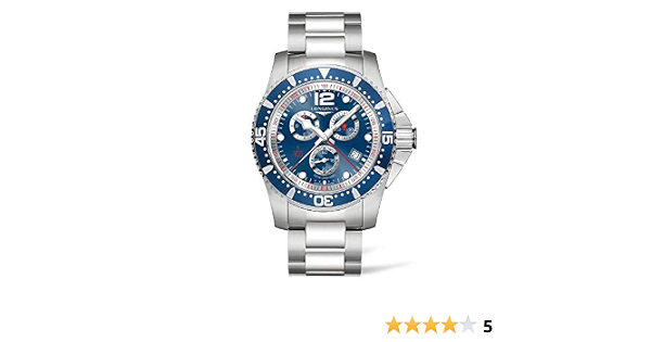 Buy Longines HydroConquest Chronograph Blue Dial Mens Watch L38434966  Online at Low Prices in India - Amazon.in