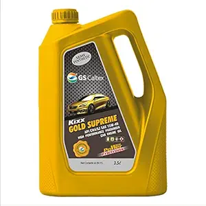 GS Caltex Kixx Gold Supreme API CH-4 15W-40 Engine Oil for Petrol/Diesel/LPG/CNG Cars (3.5 L)