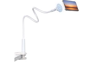 DITOUCH Mag-Safe Support Telephone Lit Réglable Et Pivotant 360° avec Col de Cygne Support Téléphone avec Anneaux en Métal avec i-Phone 17 16 15 14 13 12 Pro Max Et Coque Mag-Safe, Galaxy S25 S24, Pixel 10