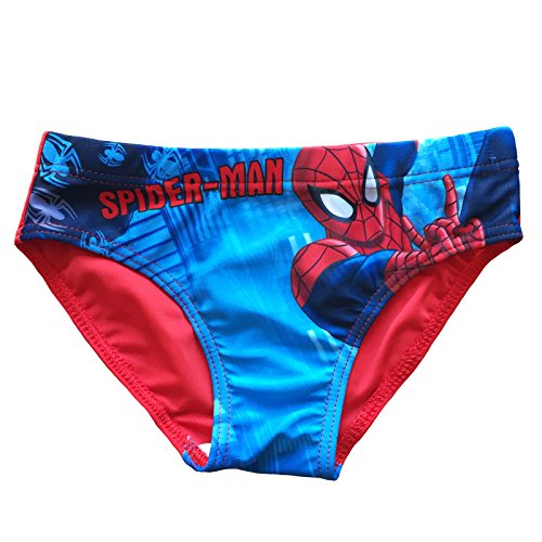 Bañador con diseño de Spiderman/Hombre Araña, para niños de entre 3 y 8 años, modelo verano 2017 rojo 3 años