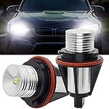 [Accesorios anchos] - Estos ojos de ángel son aptos para el BMW E39 E53 E60 E61 E63 E64 E65 E66 E87 5 6 7 Series X3 X5 (solo para el modelo E60 pre-LCI antes de 2007)