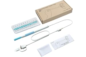 POWERFUL TOOLS 1.3MP HD Ear Endoscope USB Camera 3-in-1 Scope & Earwax Remover for Android, Windows, MAC PCs - 2M (White/Blue)